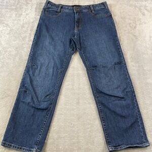 Vertx Defiance Jeans Mens 36x30 Blue Dark Wash Tactical EDC Stretch Denim